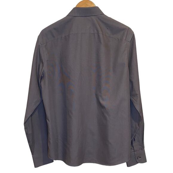 UNTUCKit Men's Wrinkle-Free Sangiovese Long Sleeve Gray Button Down Shirt Medium - Picture 2 of 9